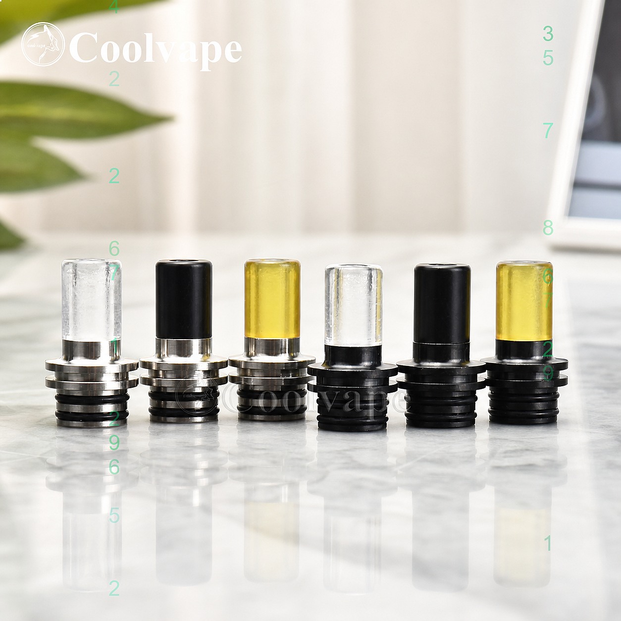 510 MTL Drip Tip Hitzebeständi – Accessories For Vaping Bewertung und Preis