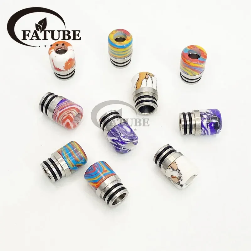 1 STÜCK/10 STÜCK 510 Edelstahl – Drip Tip Resin Bewertung und Preis